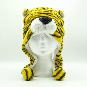 Children’s tiger animal winter warm plush hat